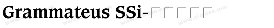 Grammateus SSi字体转换